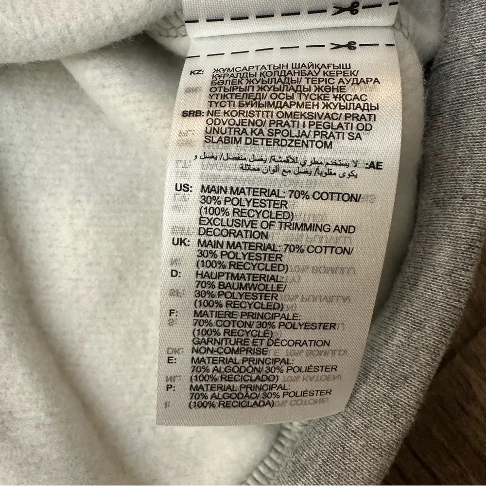 Adidas Hoodie Multi Sport Hooded Sweatshirt Work Out Men’s Size S Gray